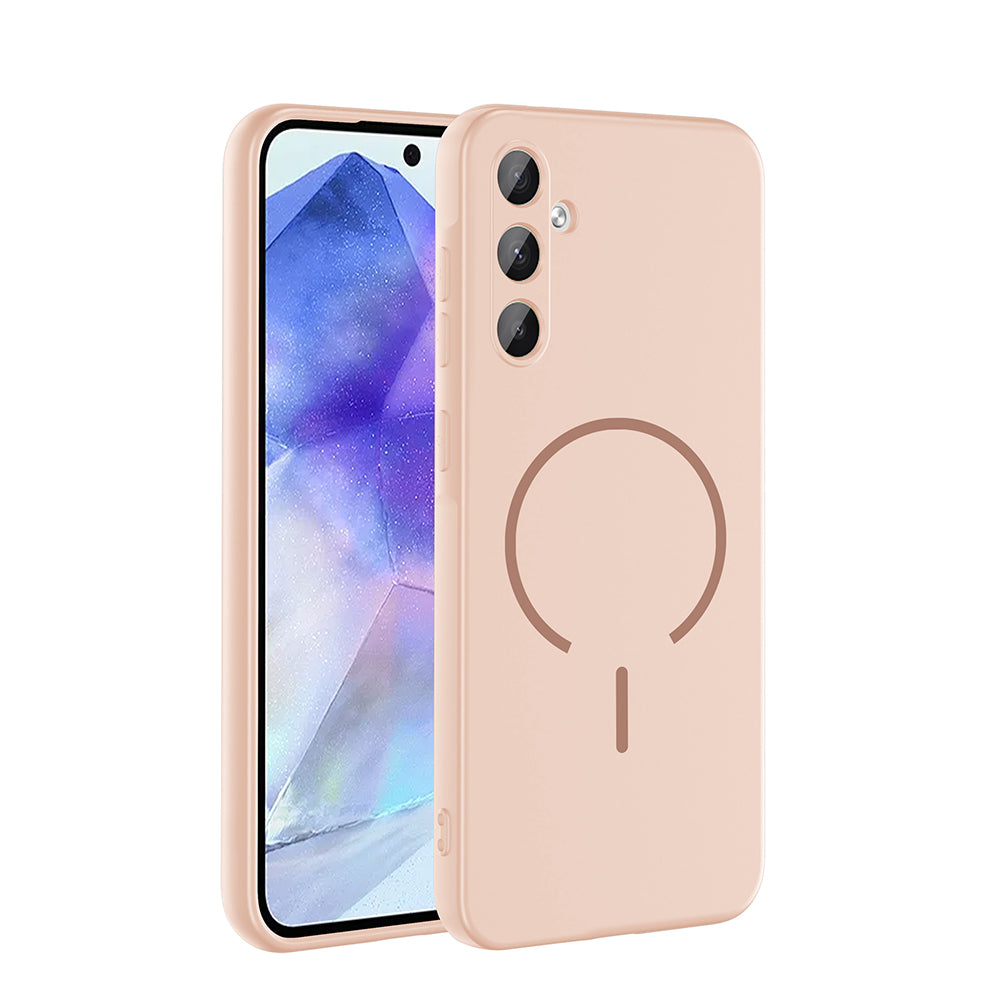 Galaxy A55 Uyumlu Kılıf M-safe Şarj Özellikli Zore Meta Kapak
