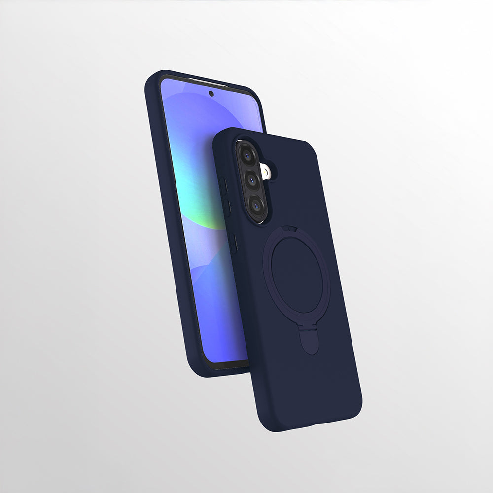 Galaxy A56 Uyumlu Kılıf M-safe Şarj Özellikli Standlı Zore Samara Kapak