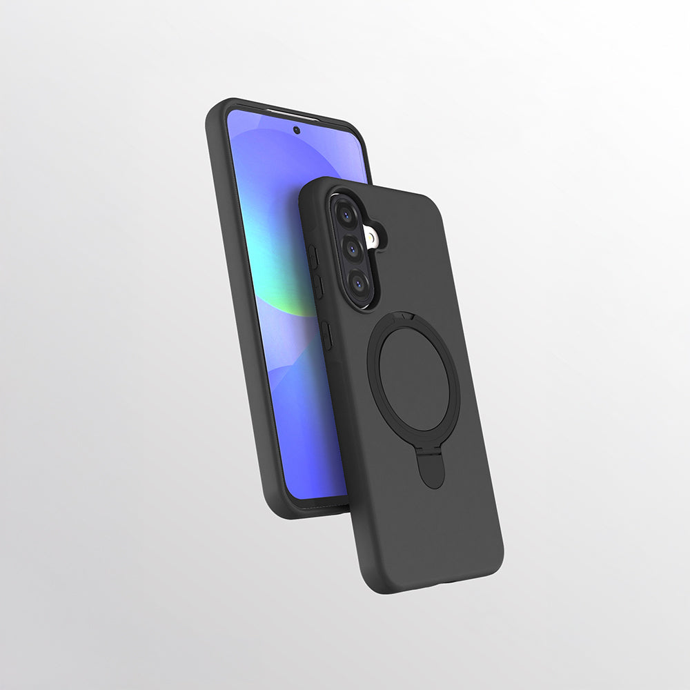 Galaxy A56 Uyumlu Kılıf M-safe Şarj Özellikli Standlı Zore Samara Kapak