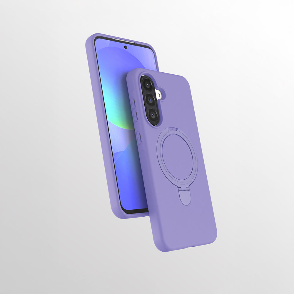 Galaxy A56 Uyumlu Kılıf M-safe Şarj Özellikli Standlı Zore Samara Kapak