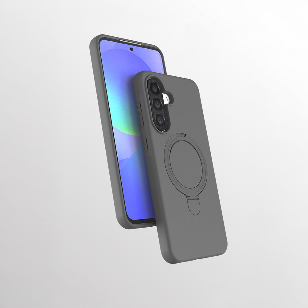 Galaxy A56 Uyumlu Kılıf M-safe Şarj Özellikli Standlı Zore Samara Kapak