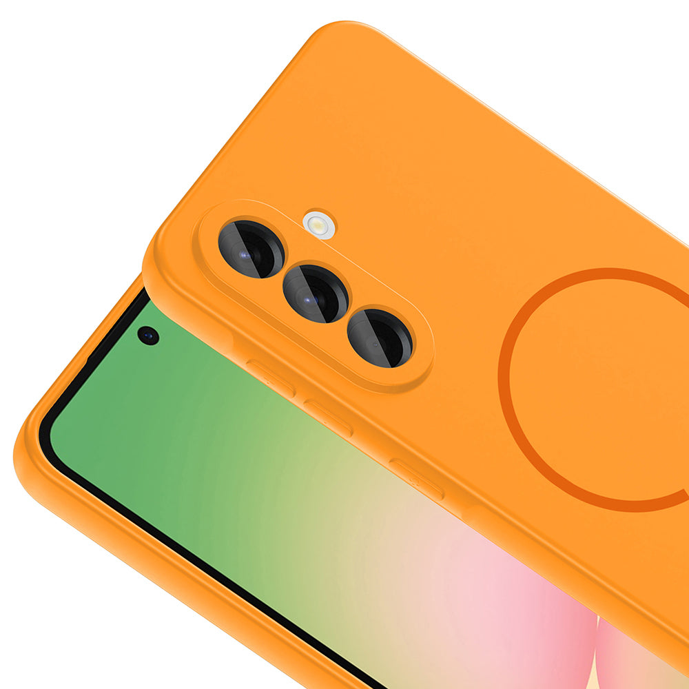 Galaxy A56 Uyumlu Kılıf M-safe Şarj Özellikli Zore Meta Kapak