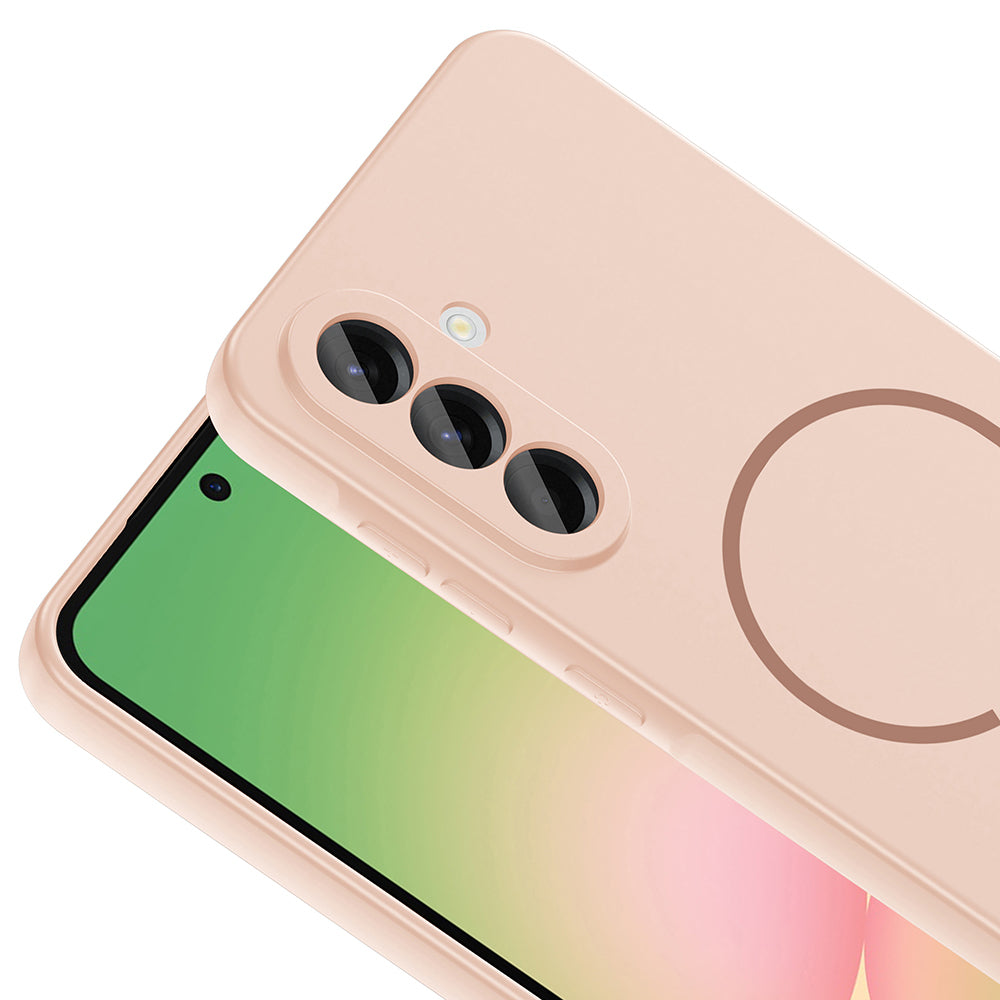 Galaxy A56 Uyumlu Kılıf M-safe Şarj Özellikli Zore Meta Kapak