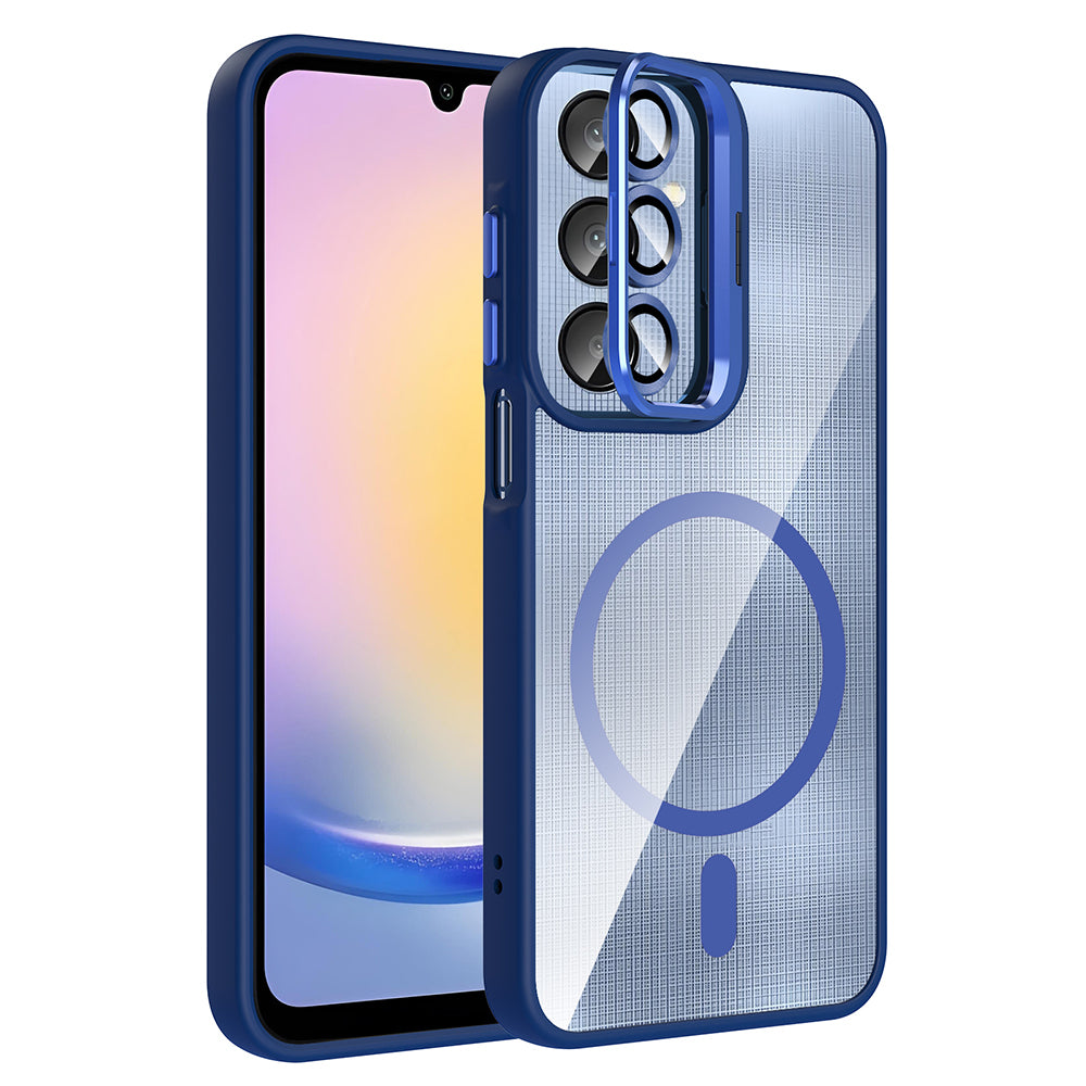 Galaxy A56 Uyumlu Kılıf Standlı ve Kamera Lens Hediyeli Zore Etro Kapak