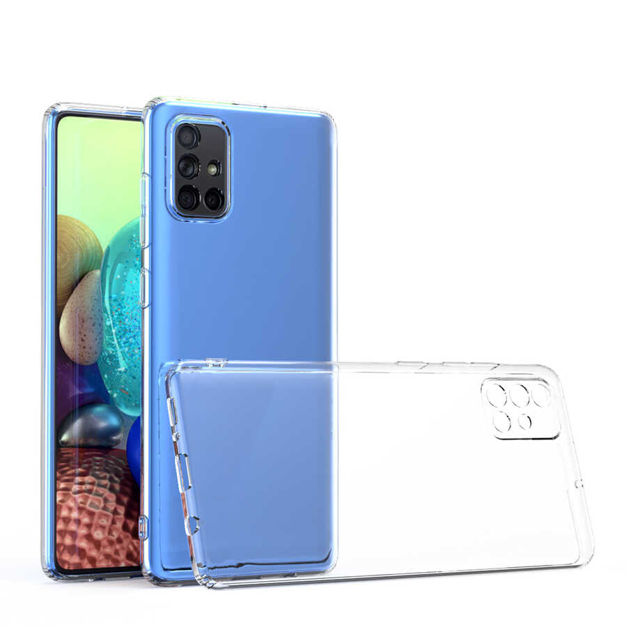 Galaxy A71 Uyumlu Kılıf Zore Kamera Korumalı Süper Silikon Kapak