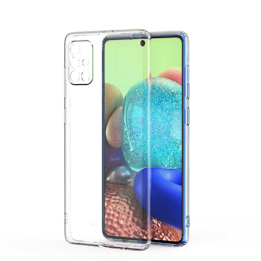 Galaxy A71 Uyumlu Kılıf Zore Kamera Korumalı Süper Silikon Kapak