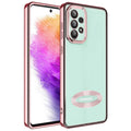Galaxy A73 Uyumlu Kılıf Kamera Korumalı Logo Gösteren Zore Omega Kapak