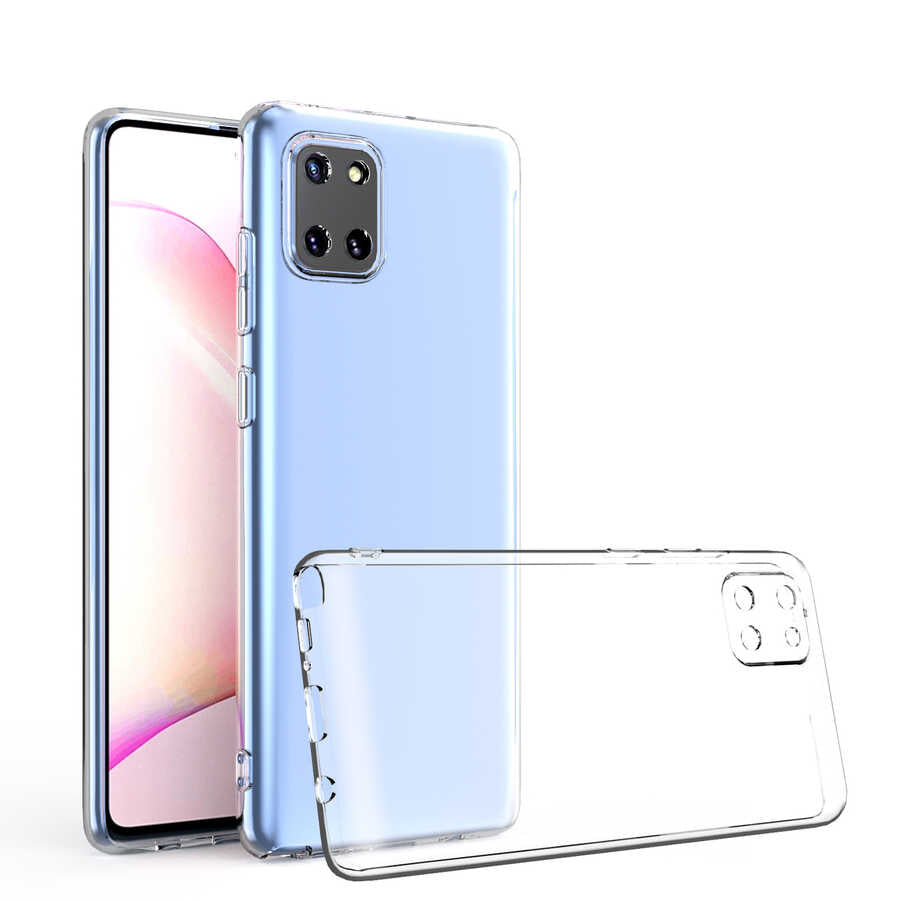 Galaxy A81 (Note 10 Lite) Uyumlu Kılıf Zore Kamera Korumalı Süper Silikon Kapak