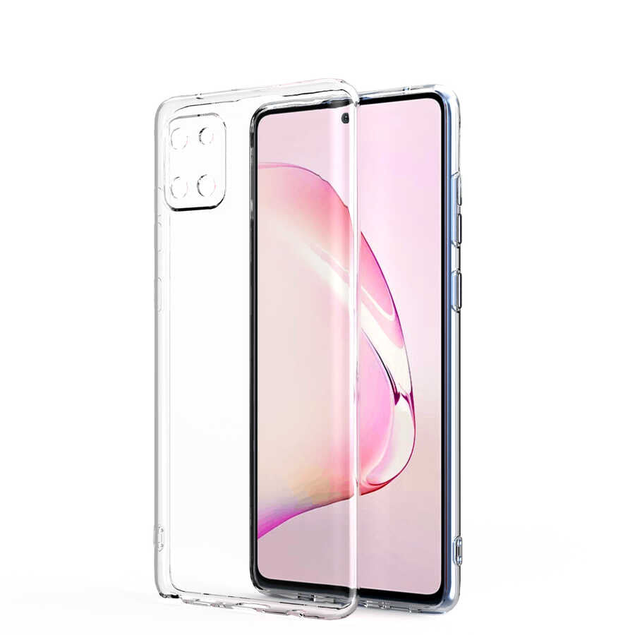 Galaxy A81 (Note 10 Lite) Uyumlu Kılıf Zore Kamera Korumalı Süper Silikon Kapak