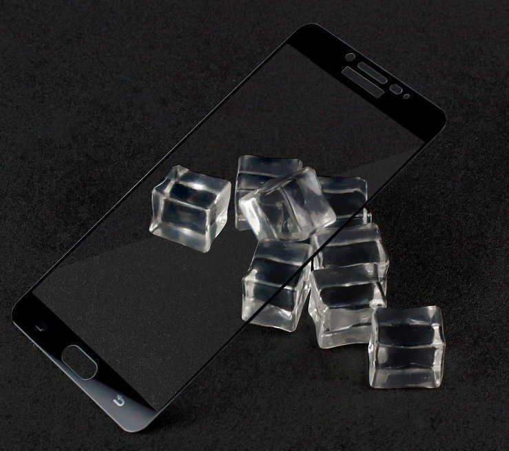 Galaxy C5 Pro Zore Ekranı Tam Kaplayan Düz Cam Koruyucu