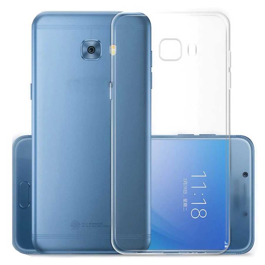 Galaxy C9 Pro Uyumlu Kılıf Zore Süper Silikon Kapak