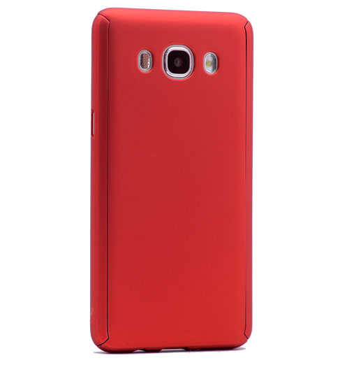 Galaxy J7 2016 Uyumlu Kılıf Zore 360 3 Parçalı Rubber Kapak
