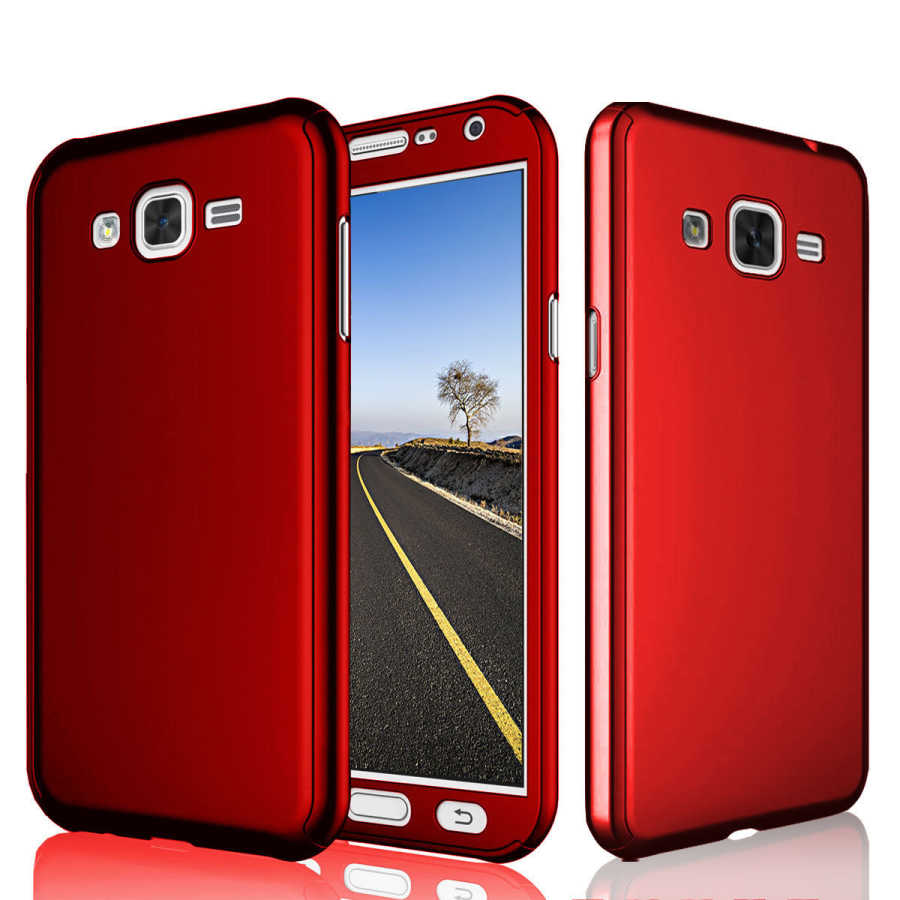 Galaxy J7 Core Uyumlu Kılıf Zore 360 3 Parçalı Rubber Kapak