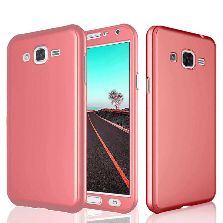 Galaxy J7 Core Uyumlu Kılıf Zore 360 3 Parçalı Rubber Kapak