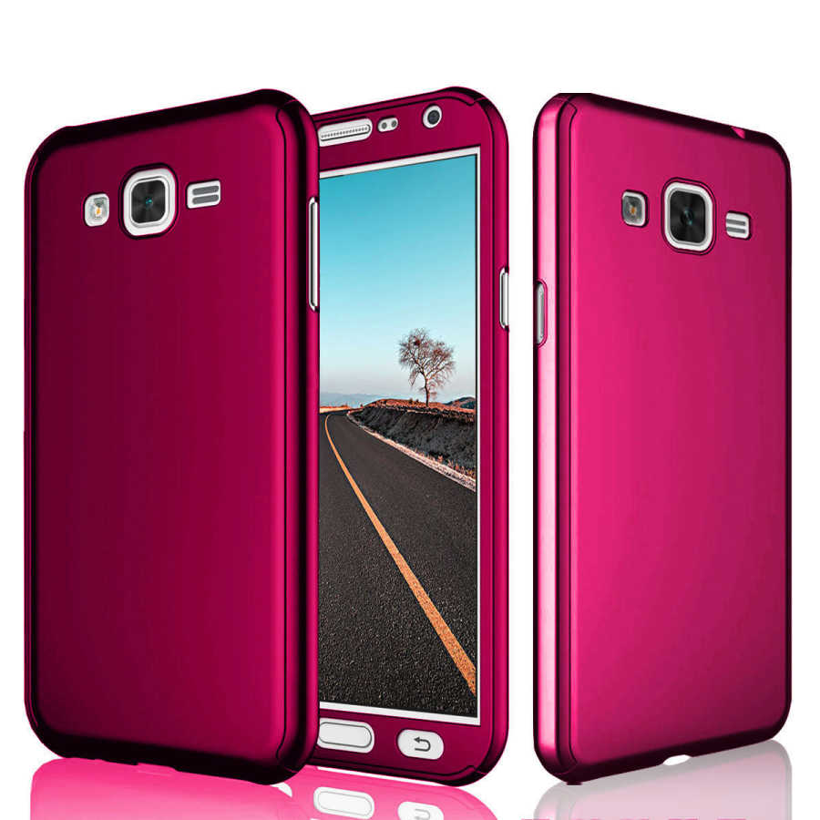 Galaxy J7 Core Uyumlu Kılıf Zore 360 3 Parçalı Rubber Kapak