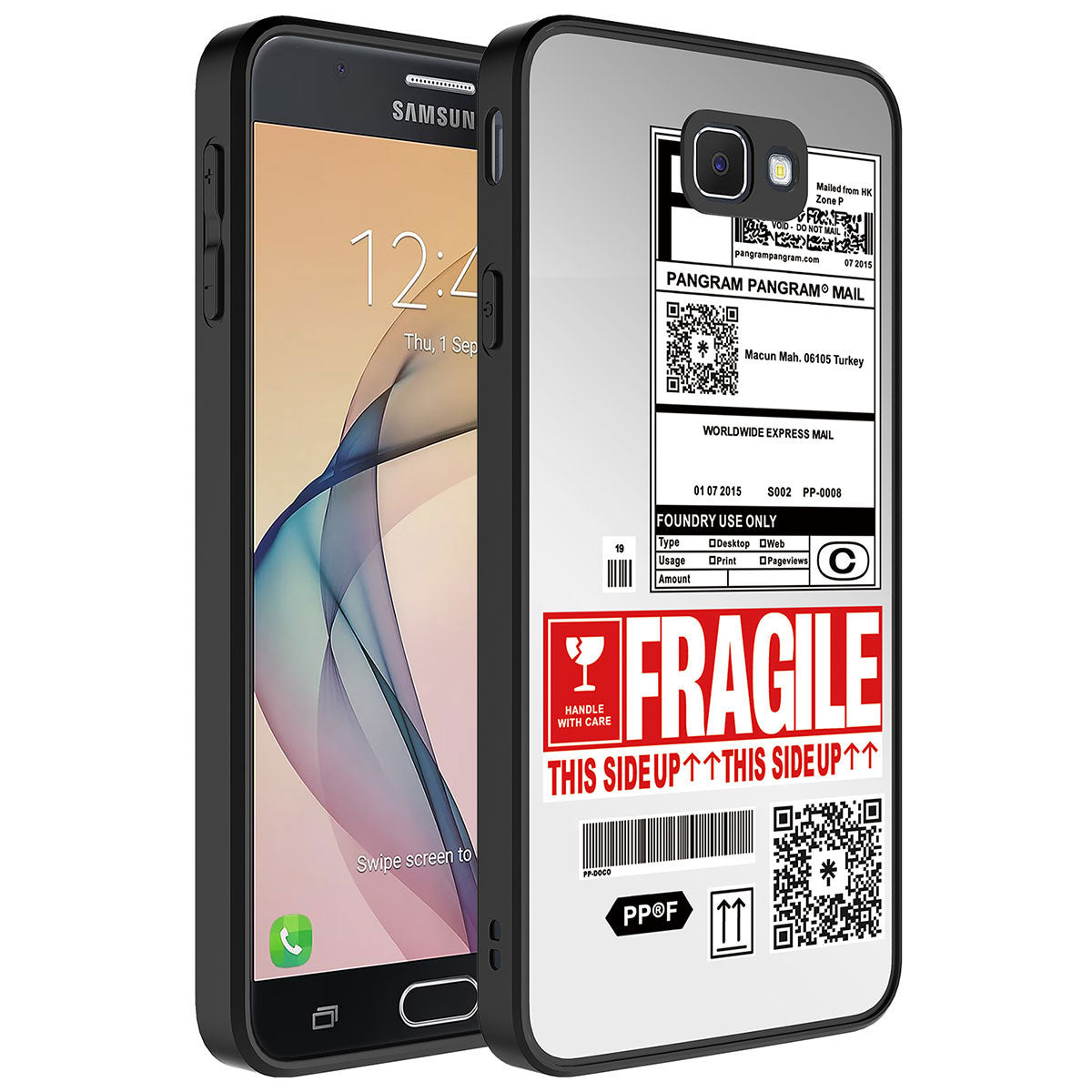 Galaxy J7 Prime Uyumlu Kılıf Aynalı Desenli Kamera Korumalı Parlak Zore Mirror Kapak