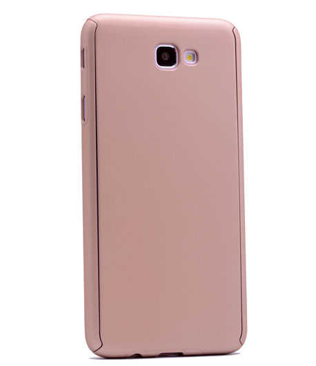 Galaxy J7 Prime Uyumlu Kılıf Zore 360 3 Parçalı Rubber Kapak