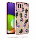 Galaxy M22 Uyumlu Kılıf Desenli Kamera Korumalı Parlak Zore Nora Kapak