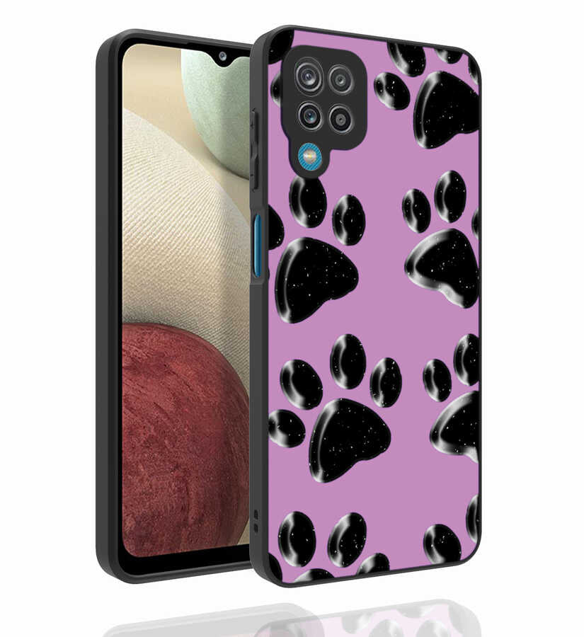 Galaxy M33 Uyumlu Kılıf Desenli Kamera Korumalı Parlak Zore Nora Kapak