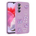 Galaxy M34 5G Uyumlu Kılıf Kabartma Figürlü Parlak Zore Toys Silikon Kapak