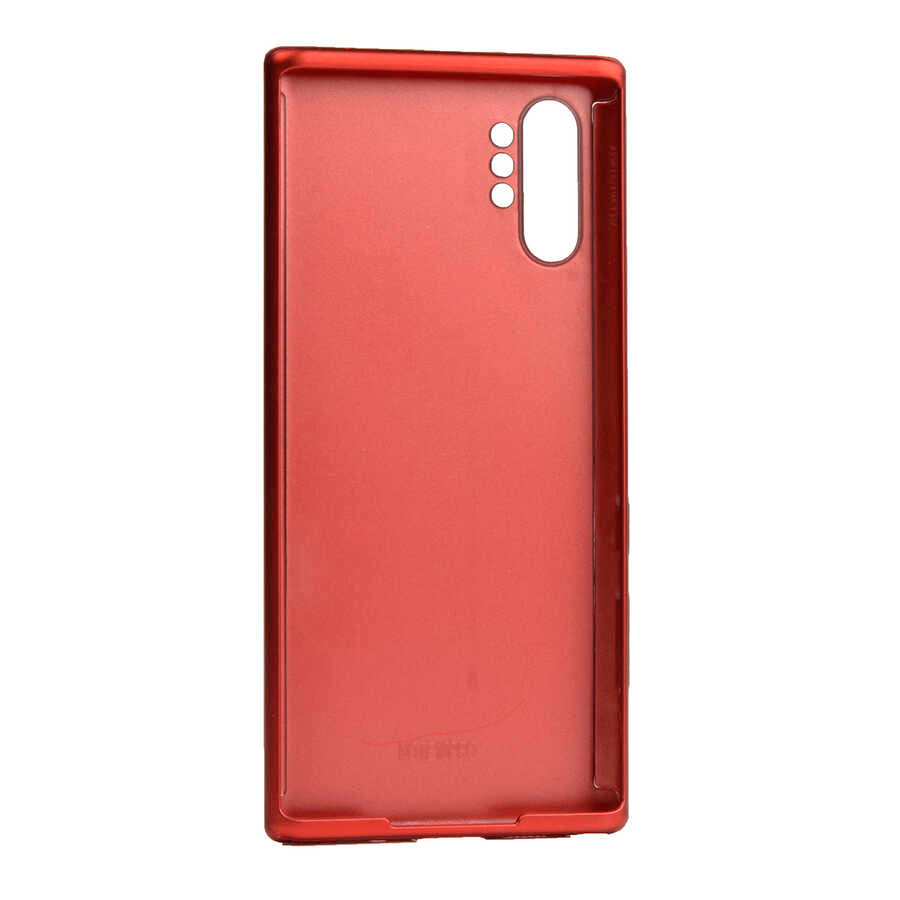 Galaxy Note 10 Plus Uyumlu Kılıf Zore 360 3 Parçalı Rubber Kapak