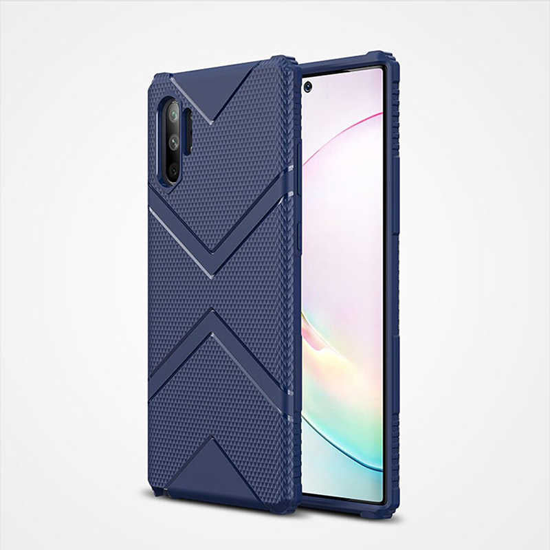 Galaxy Note 10 Plus Uyumlu Kılıf Zore Hank Silikon