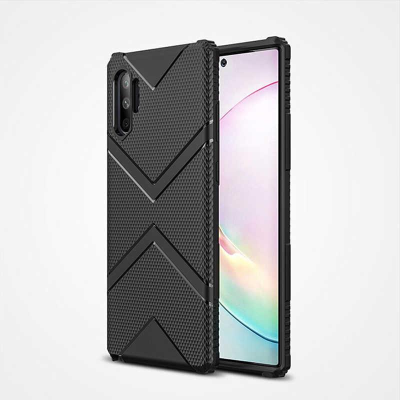 Galaxy Note 10 Plus Uyumlu Kılıf Zore Hank Silikon