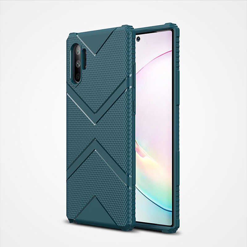 Galaxy Note 10 Plus Uyumlu Kılıf Zore Hank Silikon