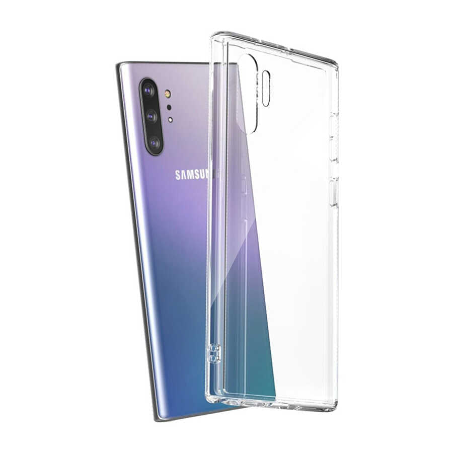 Galaxy Note 10 Plus Uyumlu Kılıf Zore Kamera Korumalı Süper Silikon Kapak
