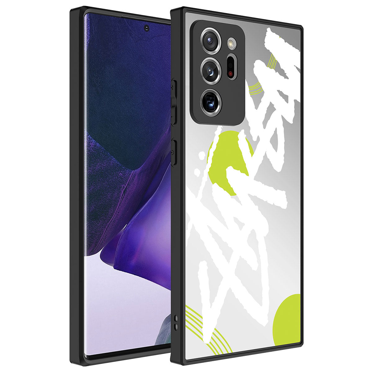 Galaxy Note 20 Ultra Uyumlu Kılıf Aynalı Desenli Kamera Korumalı Parlak Zore Mirror Kapak