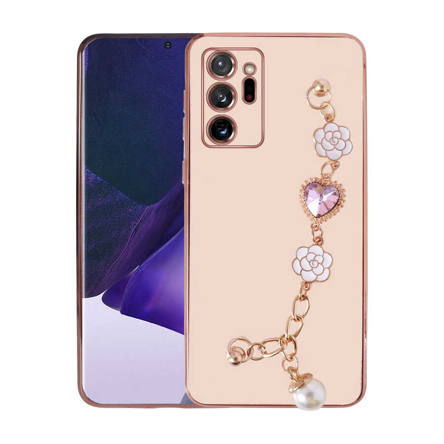 Galaxy Note 20 Ultra Uyumlu Kılıf El Tutamaçlı Kamera Korumalı Zore Taka Silikon Kapak