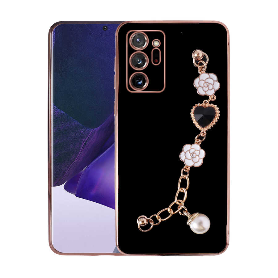 Galaxy Note 20 Ultra Uyumlu Kılıf El Tutamaçlı Kamera Korumalı Zore Taka Silikon Kapak