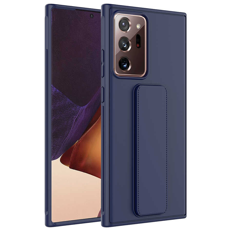 Galaxy Note 20 Ultra Uyumlu Kılıf Zore Qstand Kapak