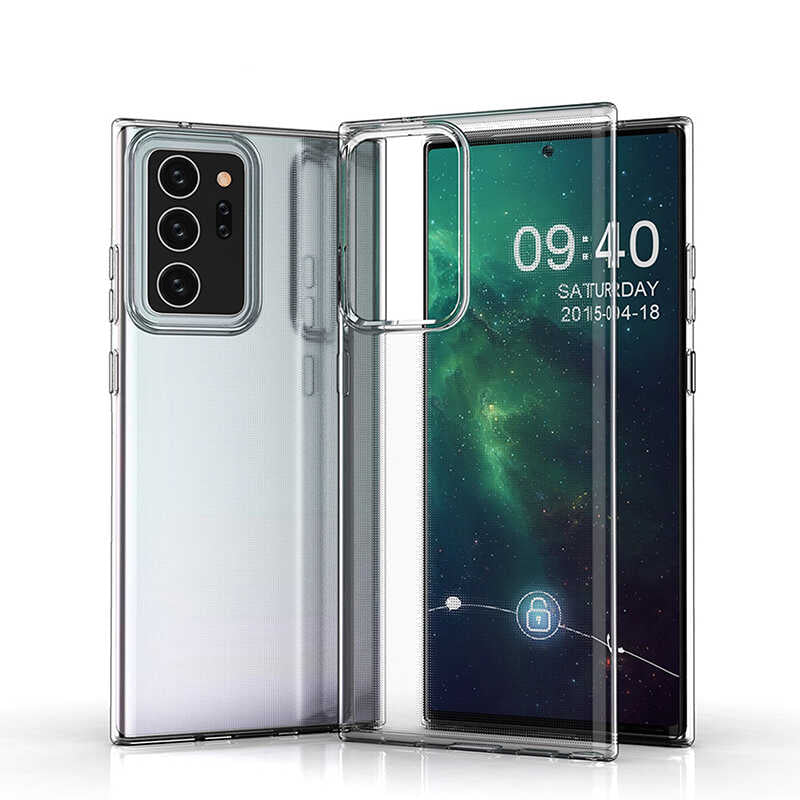 Galaxy Note 20 Ultra Uyumlu Kılıf Zore Süper Silikon Kapak