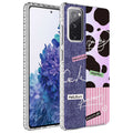 Galaxy S20 FE Uyumlu Kılıf Airbag Kenarlı Renkli Desenli Silikon Zore Elegans Kapak