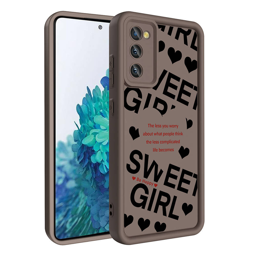 Galaxy S20 FE Uyumlu Kılıf Kamera Korumalı Baskılı Arka Yüzey Zore Klas Kapak