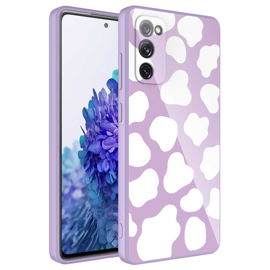 Galaxy S20 FE Uyumlu Kılıf Kamera Korumalı Desenli Sert Silikon Zore Epoksi Kapak
