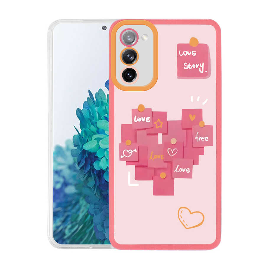Galaxy S20 FE Uyumlu Kılıf Zore M-Fit Desenli Kapak