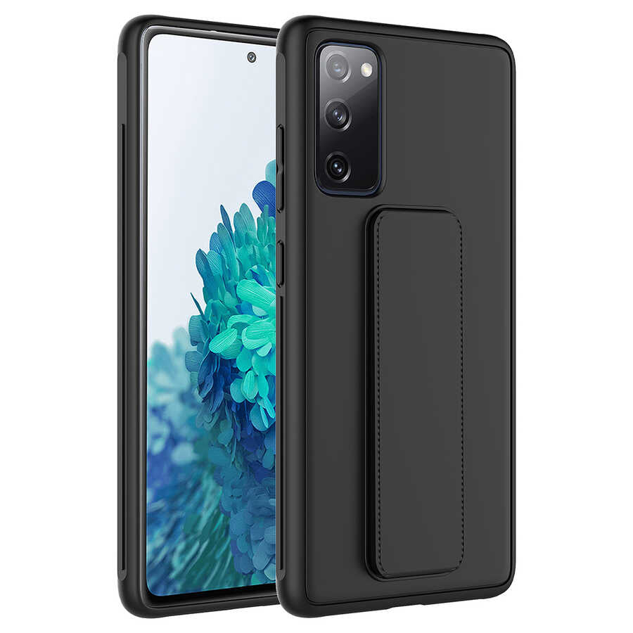 Galaxy S20 FE Uyumlu Kılıf Zore Qstand Kapak