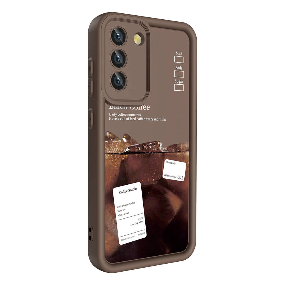 Galaxy S21 FE Uyumlu Kılıf Kamera Korumalı Baskılı Arka Yüzey Zore Klas Kapak