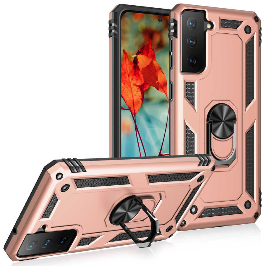 Galaxy S21 FE Uyumlu Kılıf Zore Vega Kapak