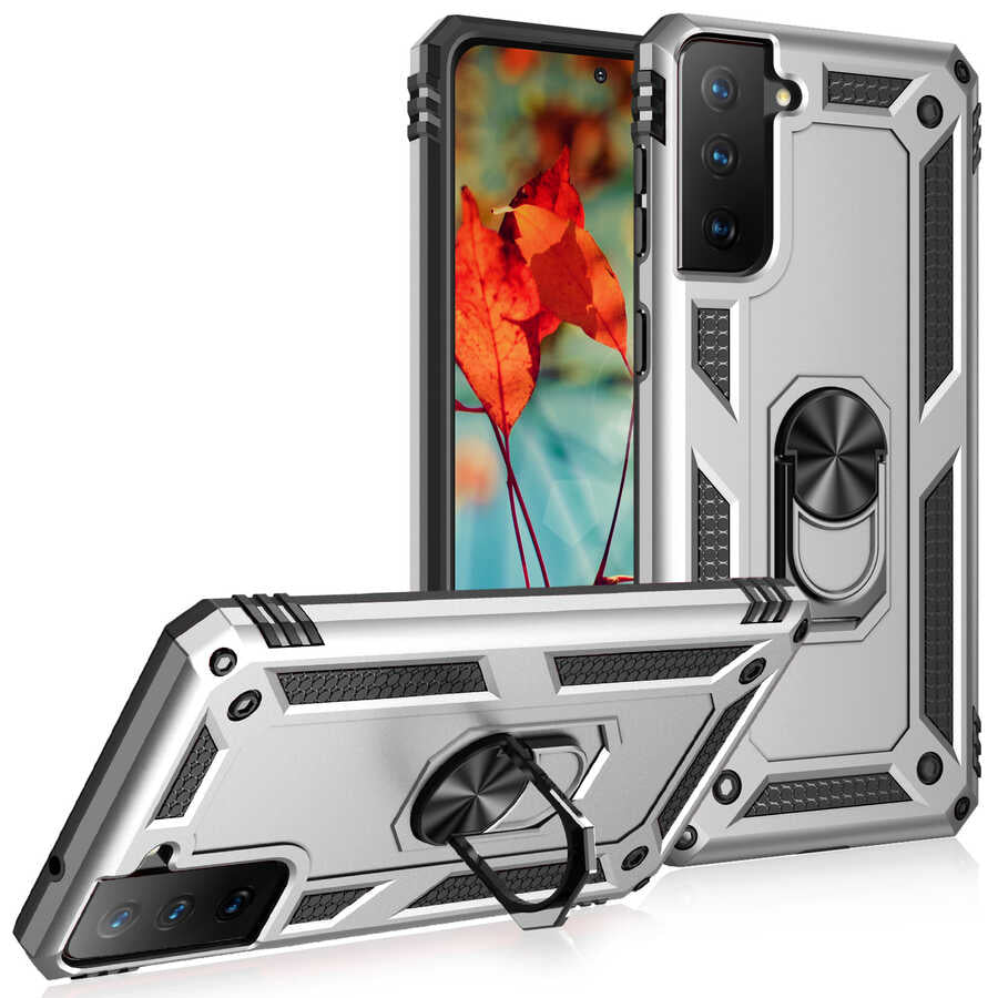 Galaxy S21 FE Uyumlu Kılıf Zore Vega Kapak