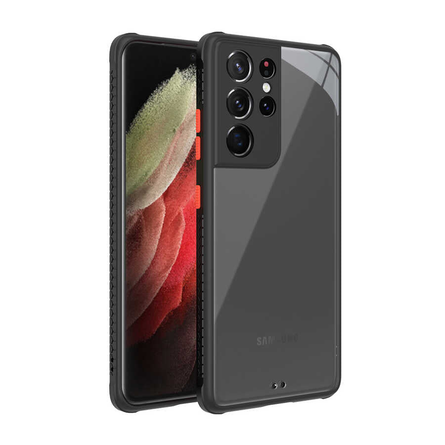 Galaxy S21 Ultra Uyumlu Kılıf Zore Kaff Kapak