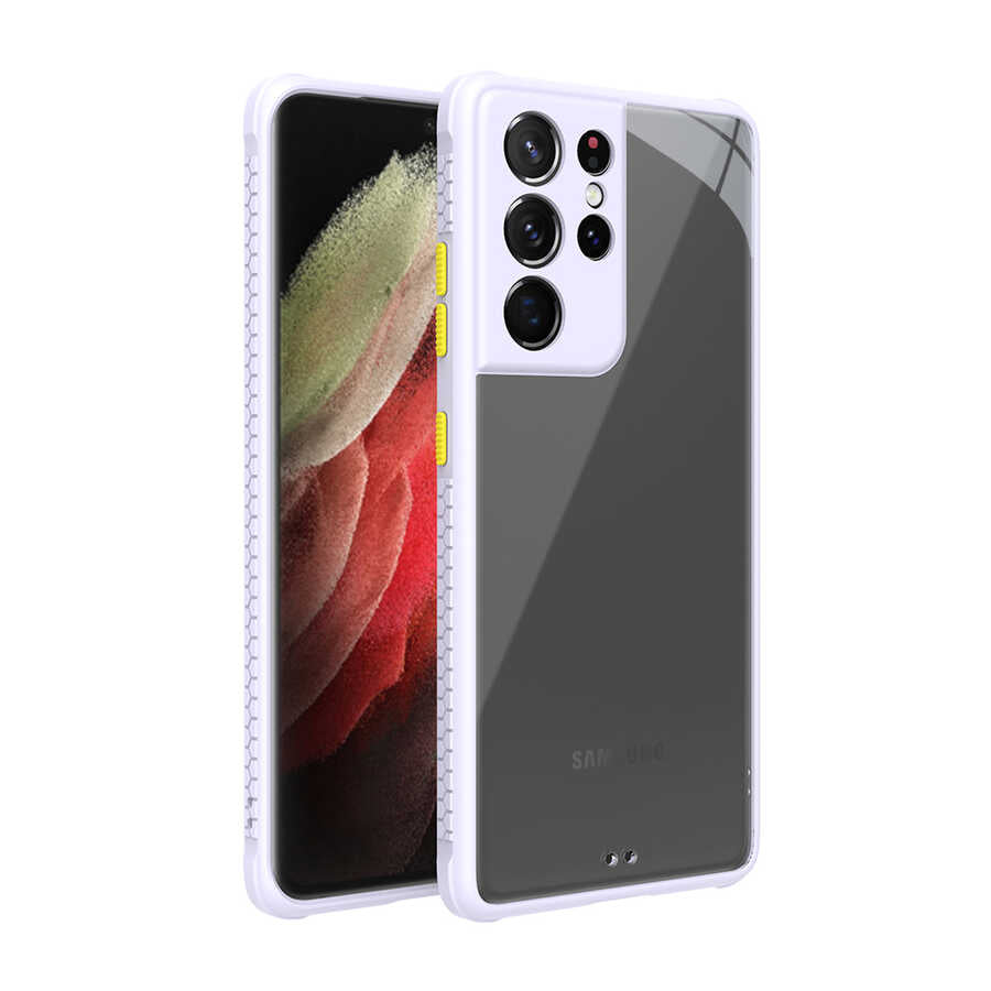 Galaxy S21 Ultra Uyumlu Kılıf Zore Kaff Kapak