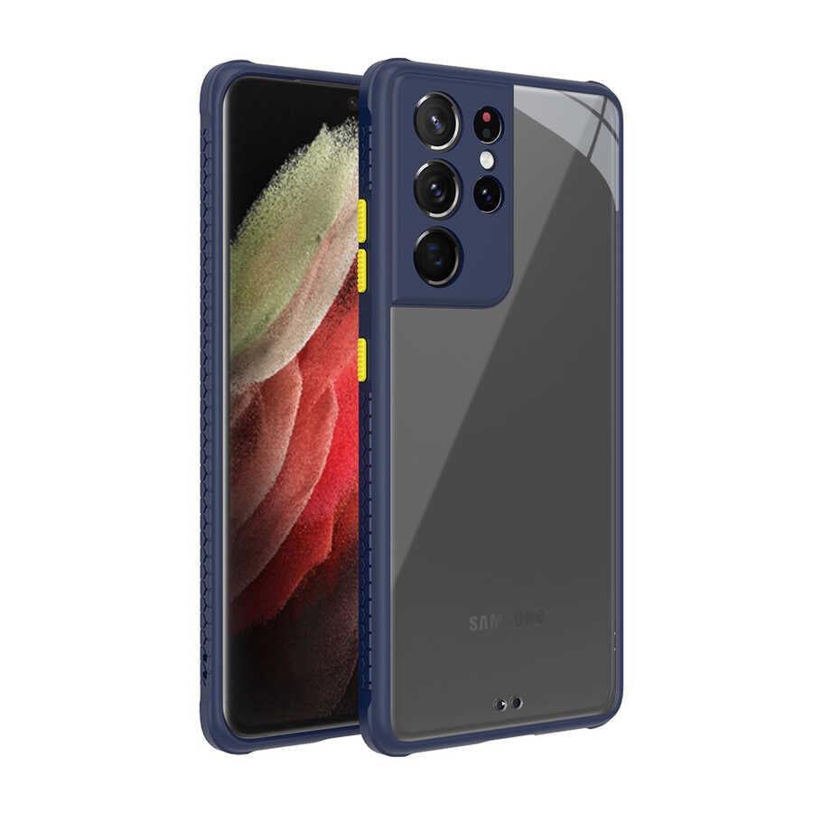 Galaxy S21 Ultra Uyumlu Kılıf Zore Kaff Kapak