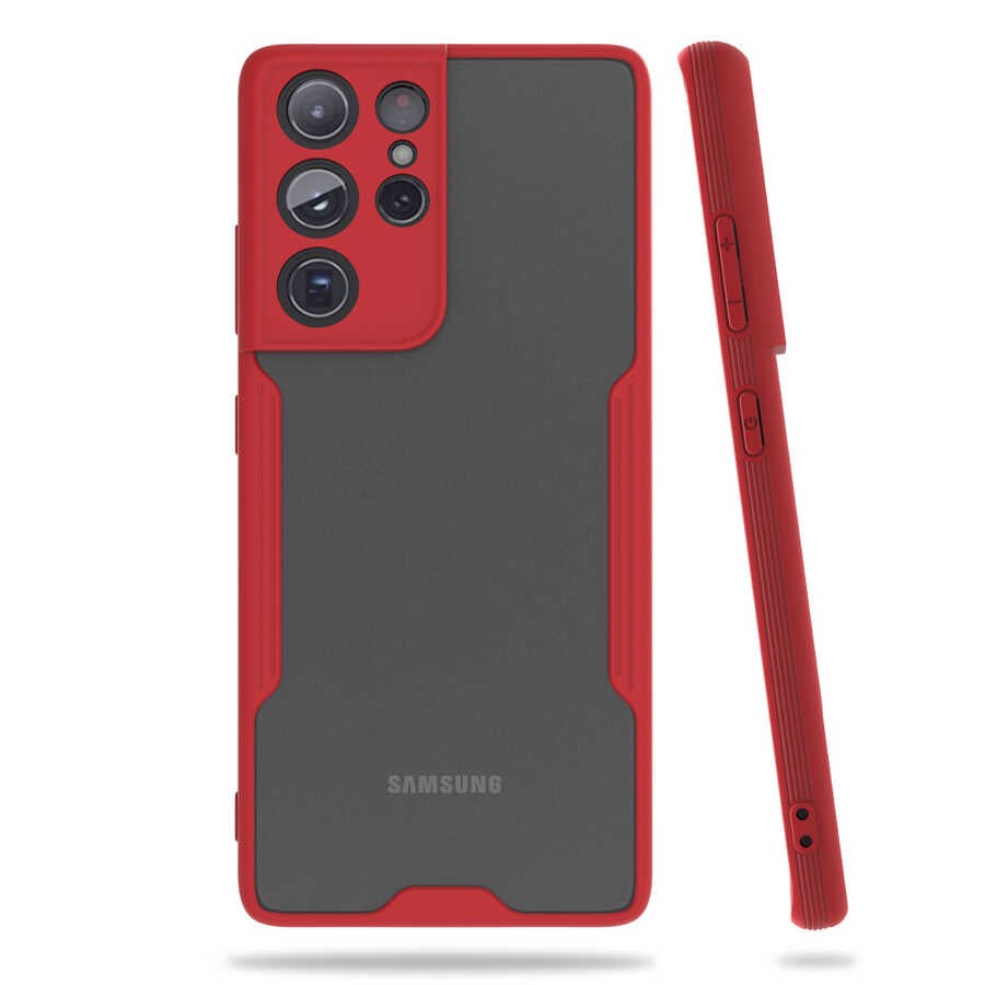 Galaxy S21 Ultra Uyumlu Kılıf Zore Parfe Kapak