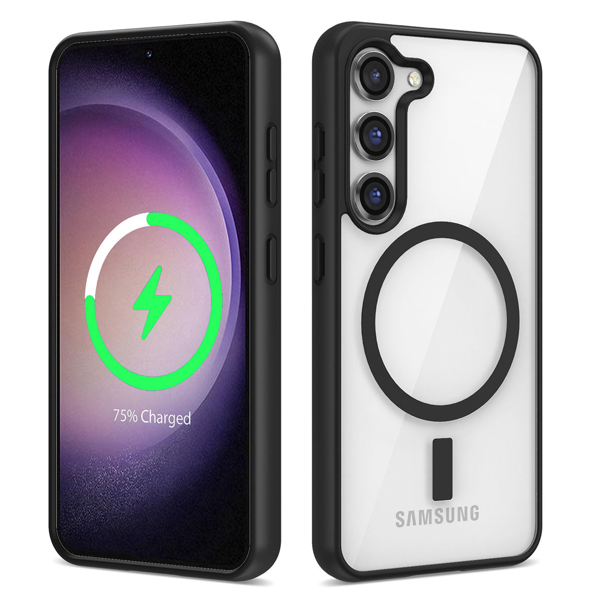 Galaxy S22 Uyumlu Kılıf M-safe Wireless Şarj Özellikli Silikon Zore Ege Kapak