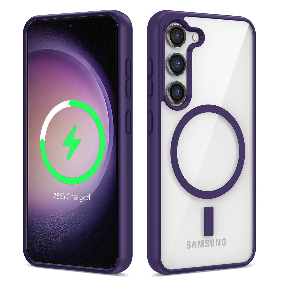 Galaxy S22 Uyumlu Kılıf M-safe Wireless Şarj Özellikli Silikon Zore Ege Kapak