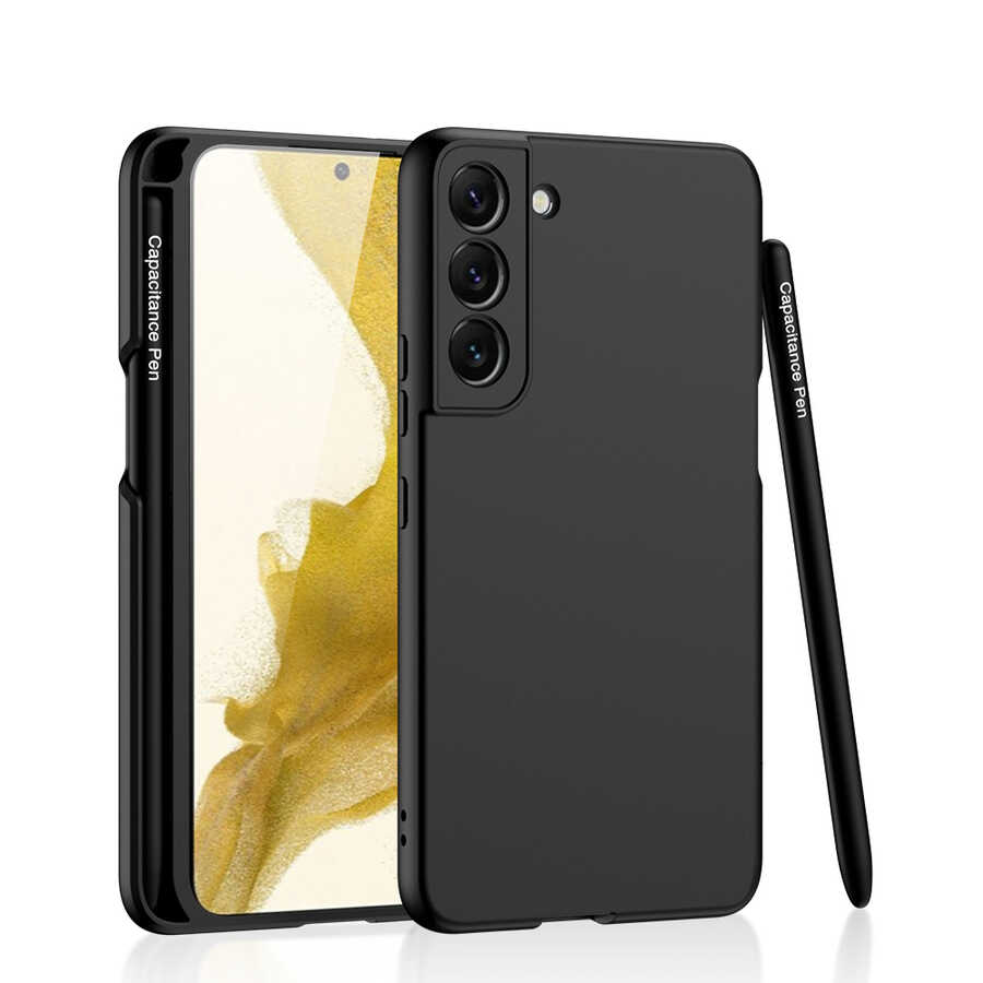 Galaxy S22 Uyumlu Kılıf Zore Kalemli Kıpta Kapak