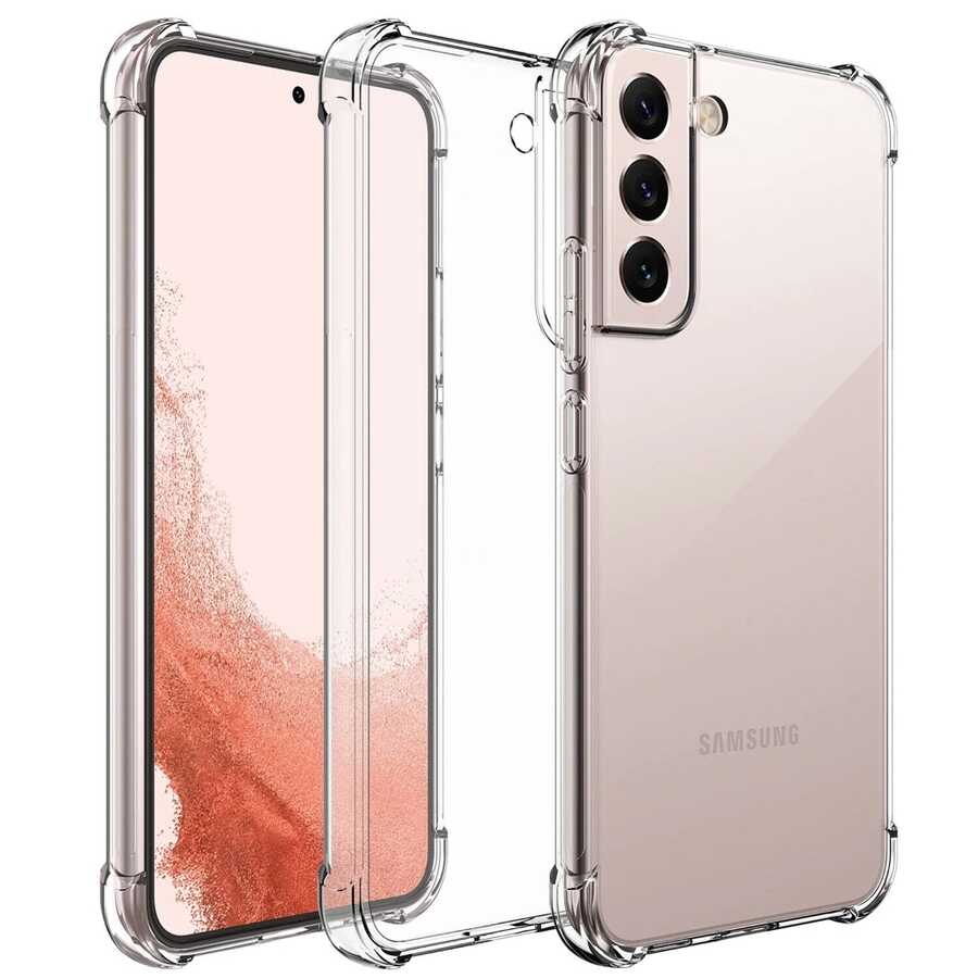 Galaxy S22 Uyumlu Kılıf Zore Kamera Korumalı Nitro Anti Shock Silikon